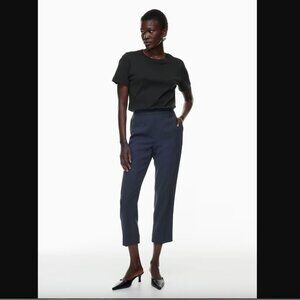 Aritzia Babaton The Conan Cropped Pant - Navy Size 4